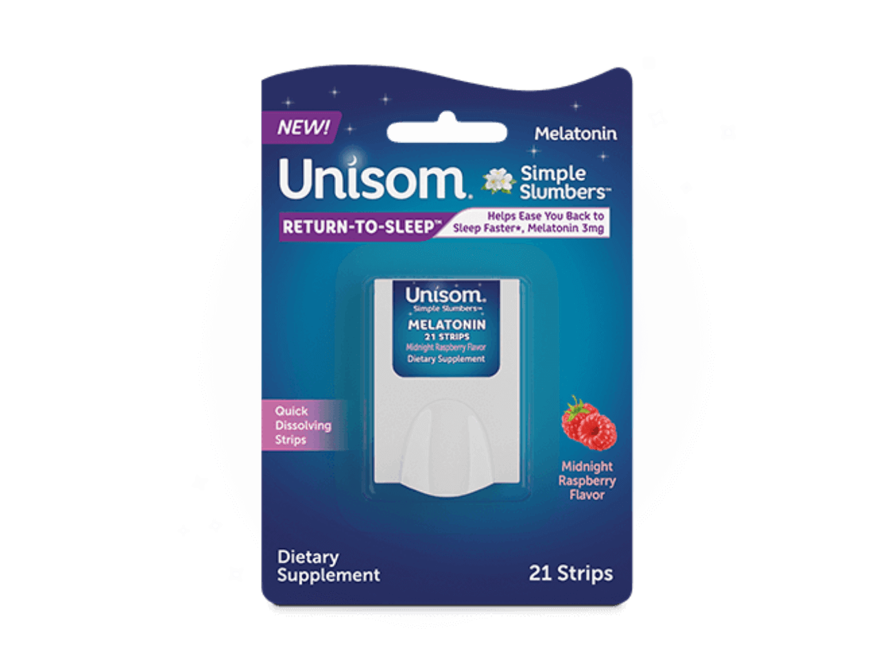 Front of Unisom® Simple Slumbers™ Return to Sleep