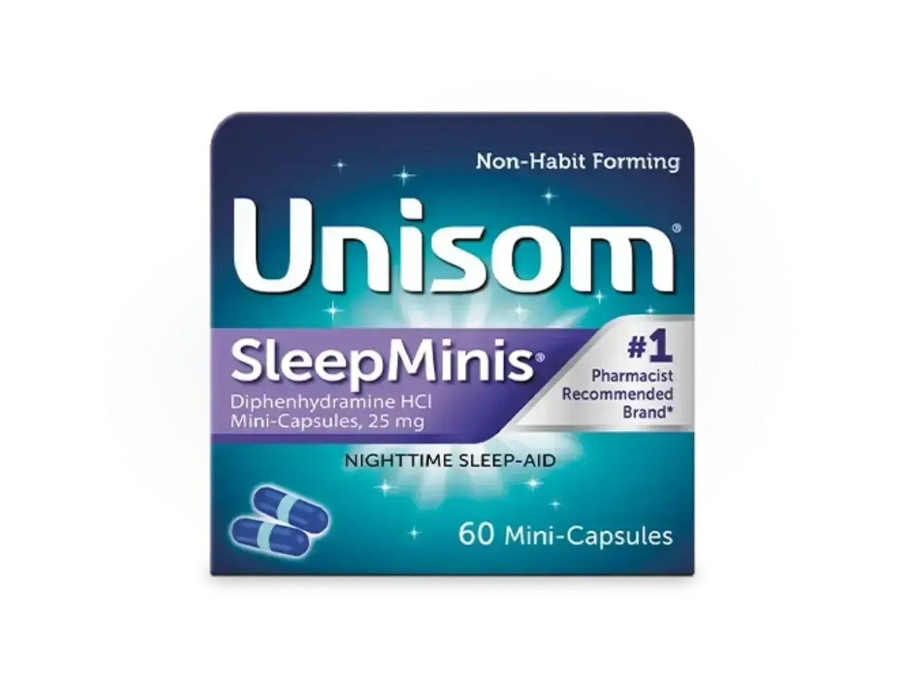 Front of Unisom® SleepMinis® Pack