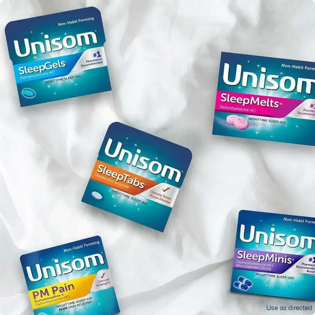 Selection of Unisom Products for healthy sleep