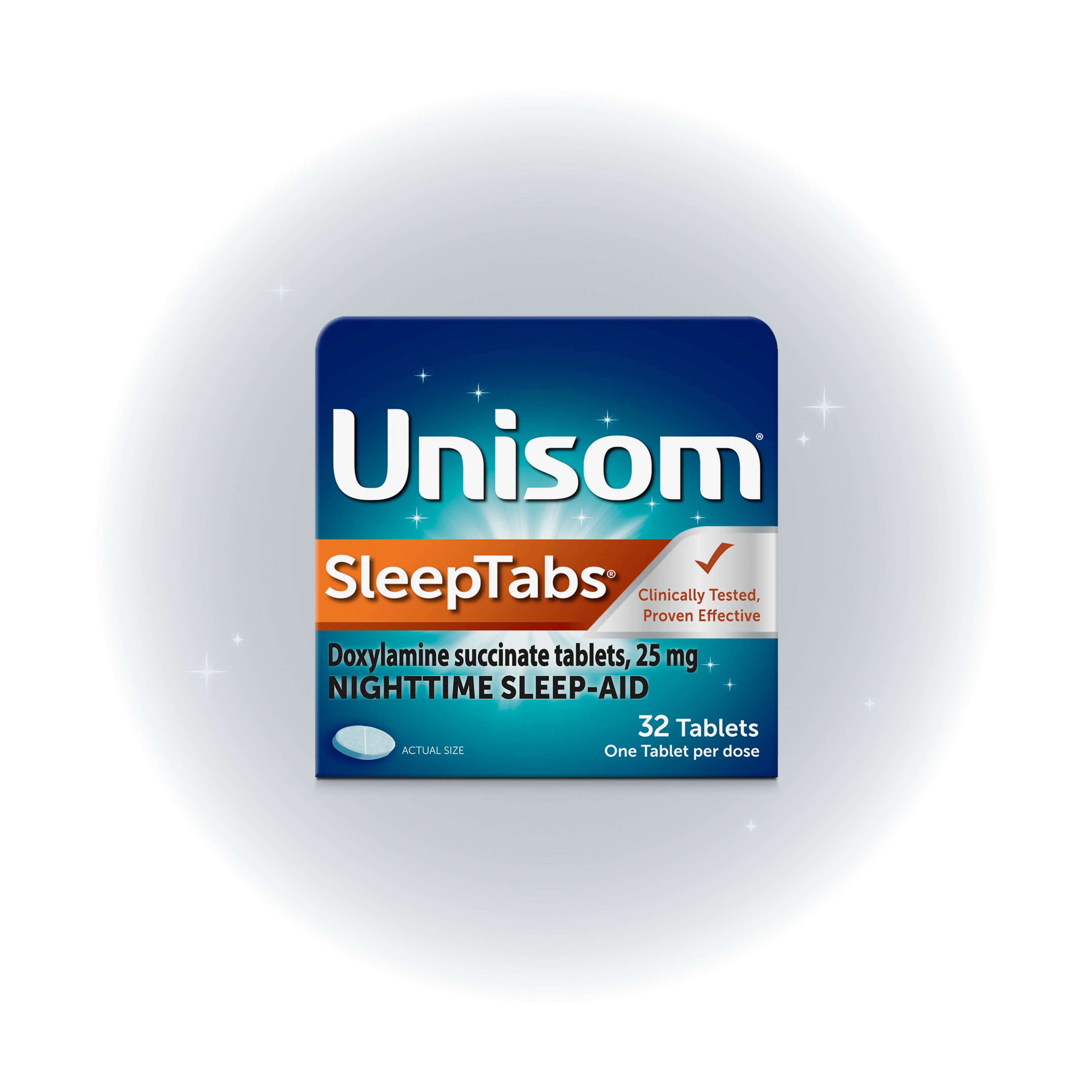 Unisom SleepTabs front packshot.