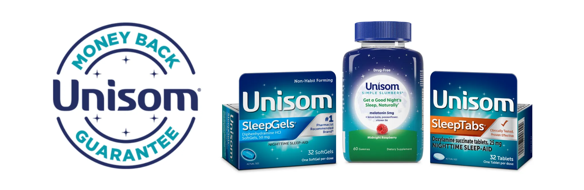 Unisom Money Back Guarantee Program